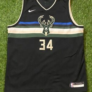 Nike Milwaukee Bucks Giannis Antetokounmpo Jersey Size: YXL